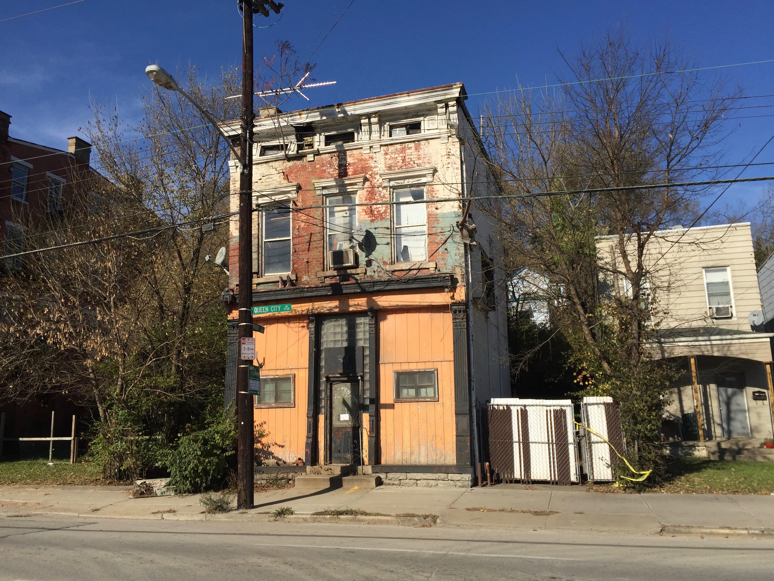 Small business storefront on a city street